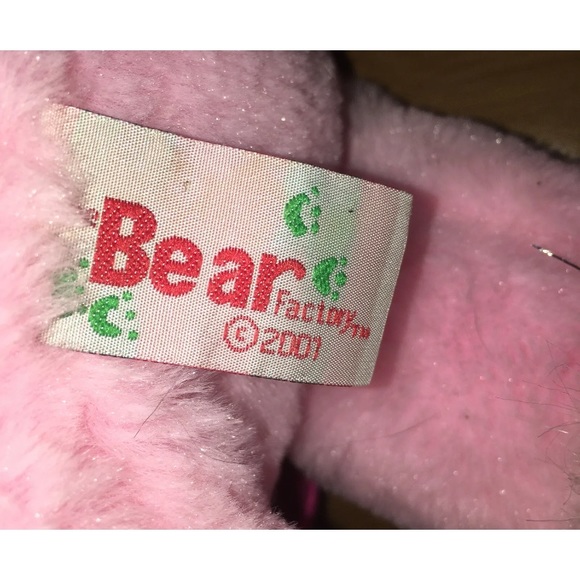 The Bear Factory Unicorn Pink Plush Stuffed Animal Toy Horse Glitter Hooves 14" - Picture 5 of 6